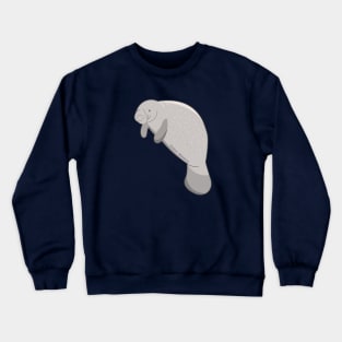 Protect Manatees (Back Print) Crewneck Sweatshirt